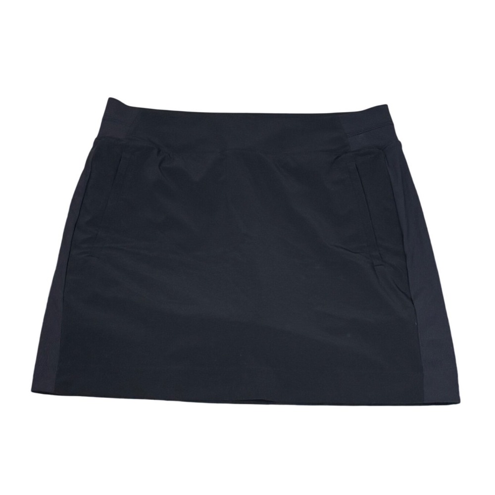 Athleta Brooklyn Skort 16 Black Active Golf Tennis Skirt Women Size 10